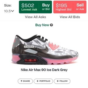 Nike Air Max 90 Ice Dark Grey